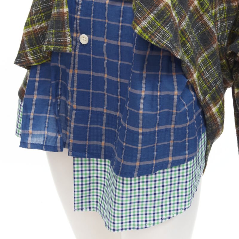 Natasha Zinko Plaid Grunge Shirt - Image 11