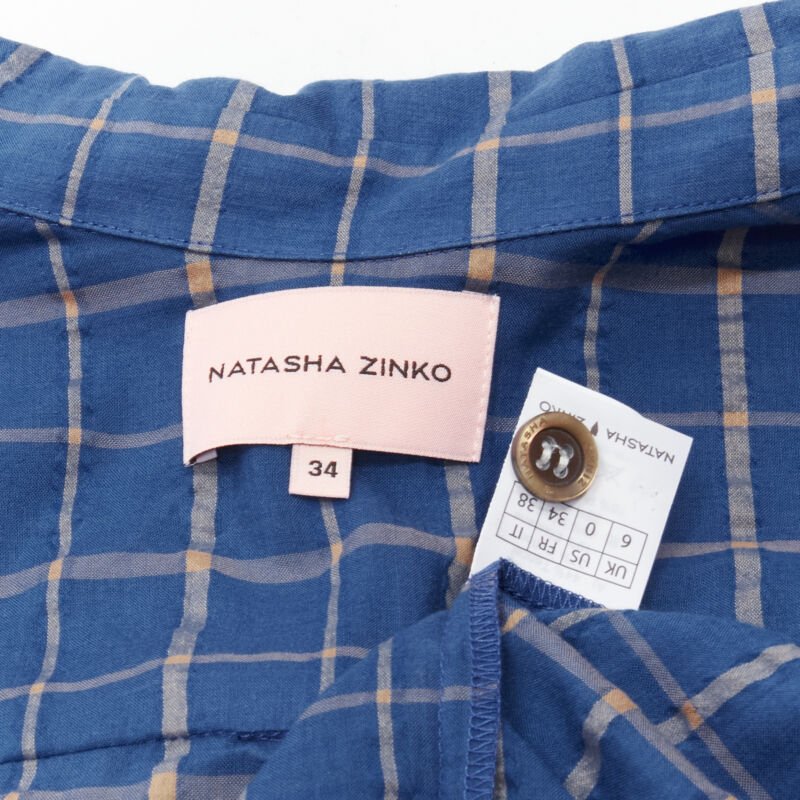Natasha Zinko Plaid Grunge Shirt - Image 12