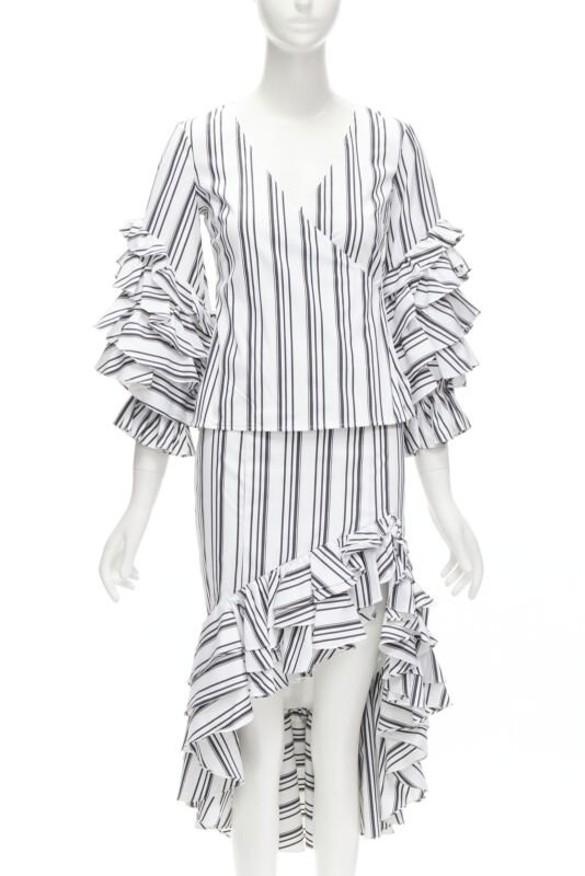 Caroline Constas Ruffled Stripes Set