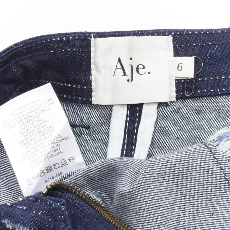 Aje Frayed Denim Skirt - Detail 2