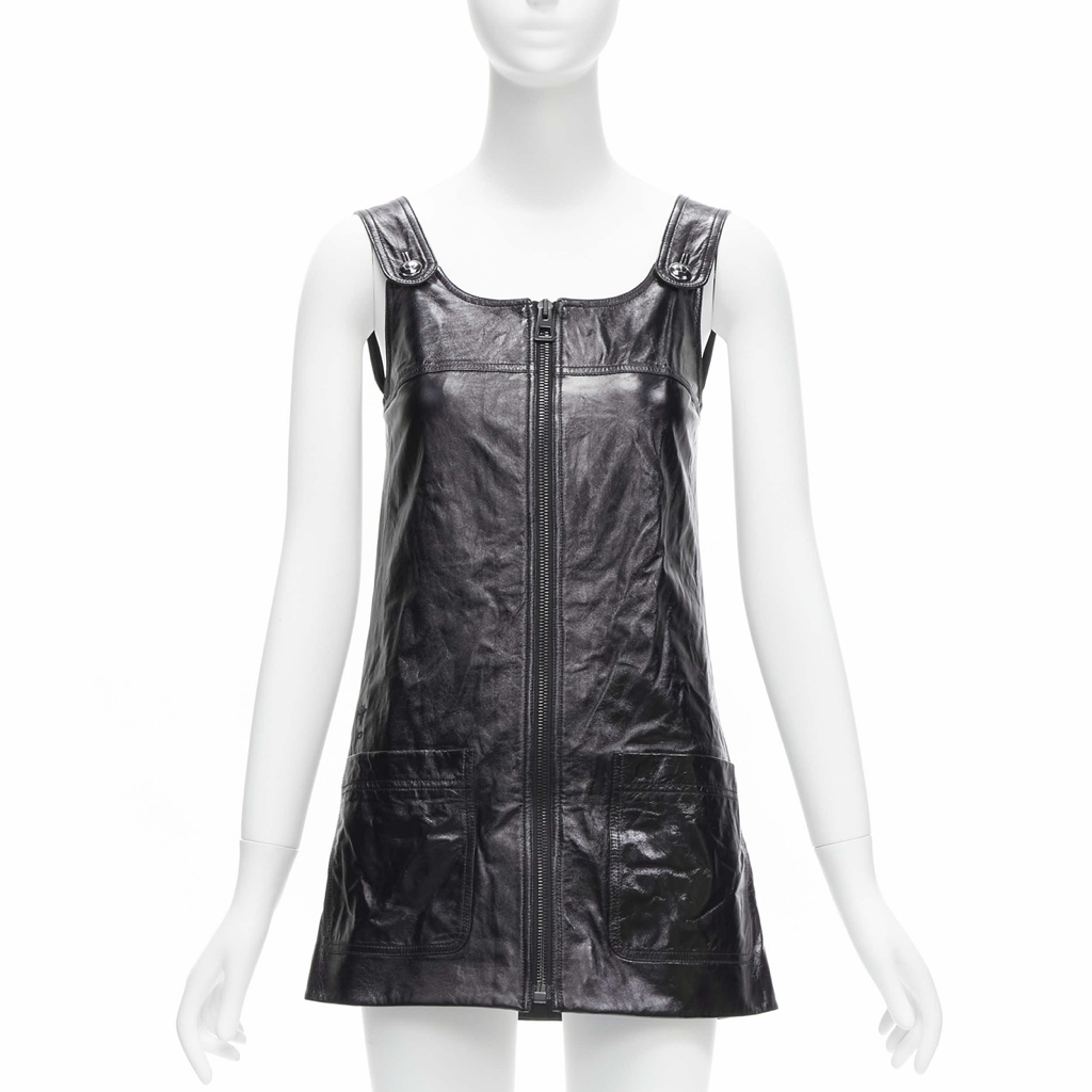 Christian Dior Crinkled Leather Dress
