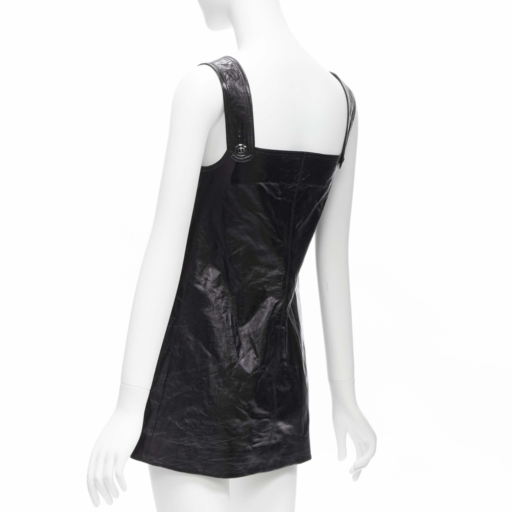 Christian Dior Crinkled Leather Dress - Detail 1