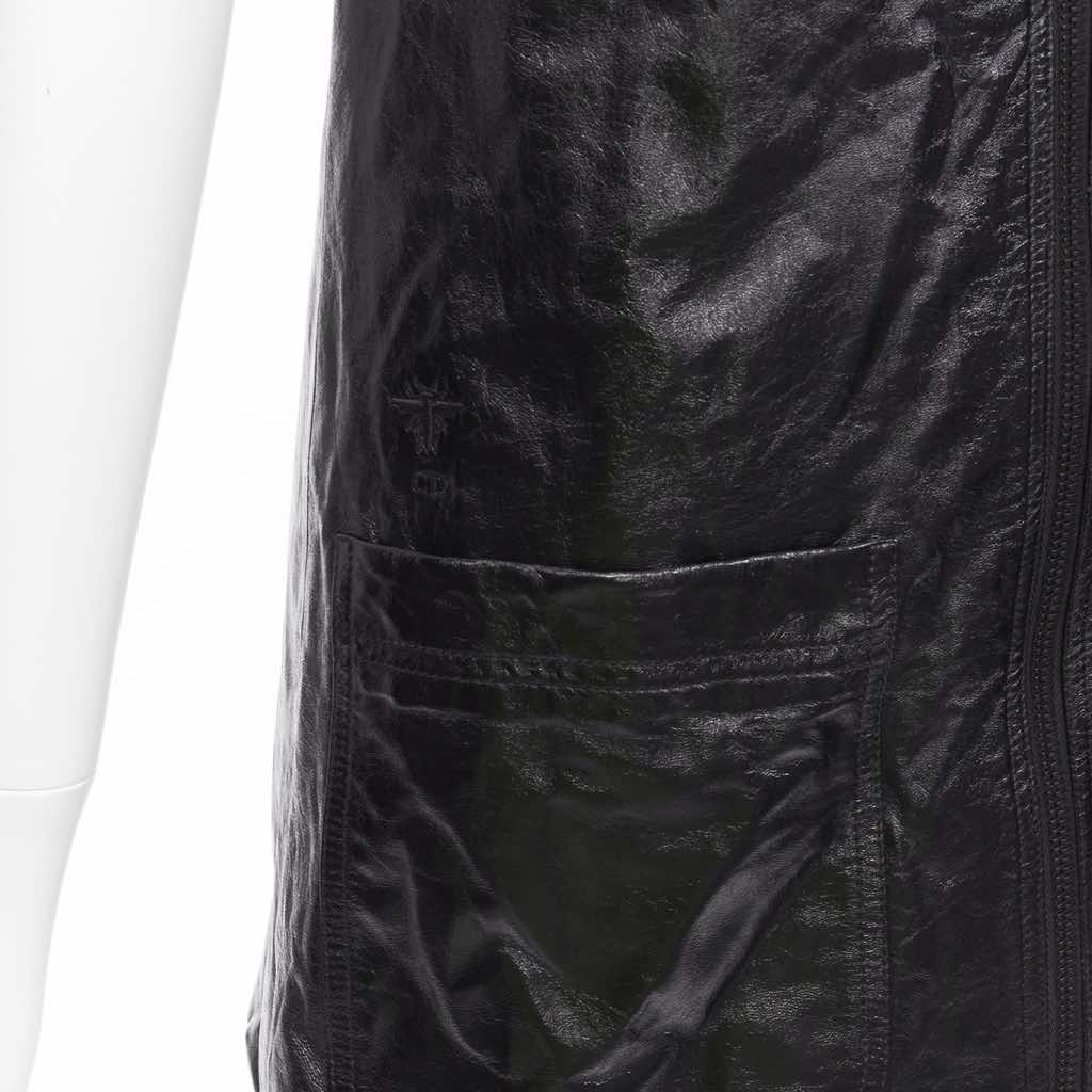 Christian Dior Crinkled Leather Dress - Detail 2