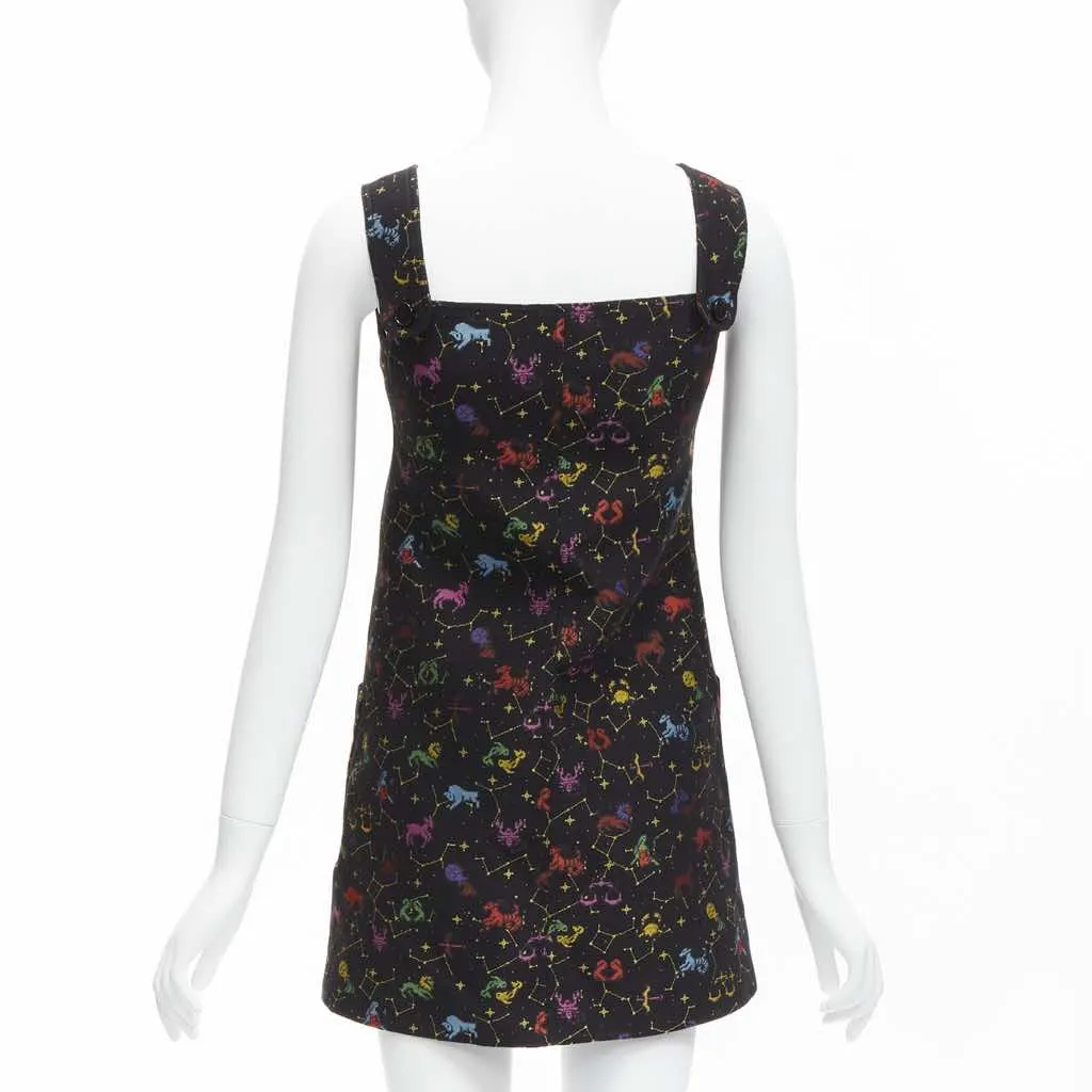Dior Pixel Zodiac Dress Black Polyester Never worn - Box View