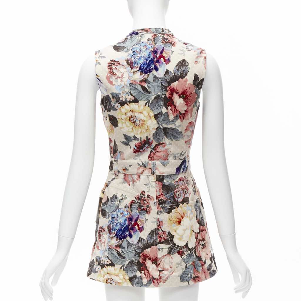 Louis Vuitton Floral Denim Dress - Side view