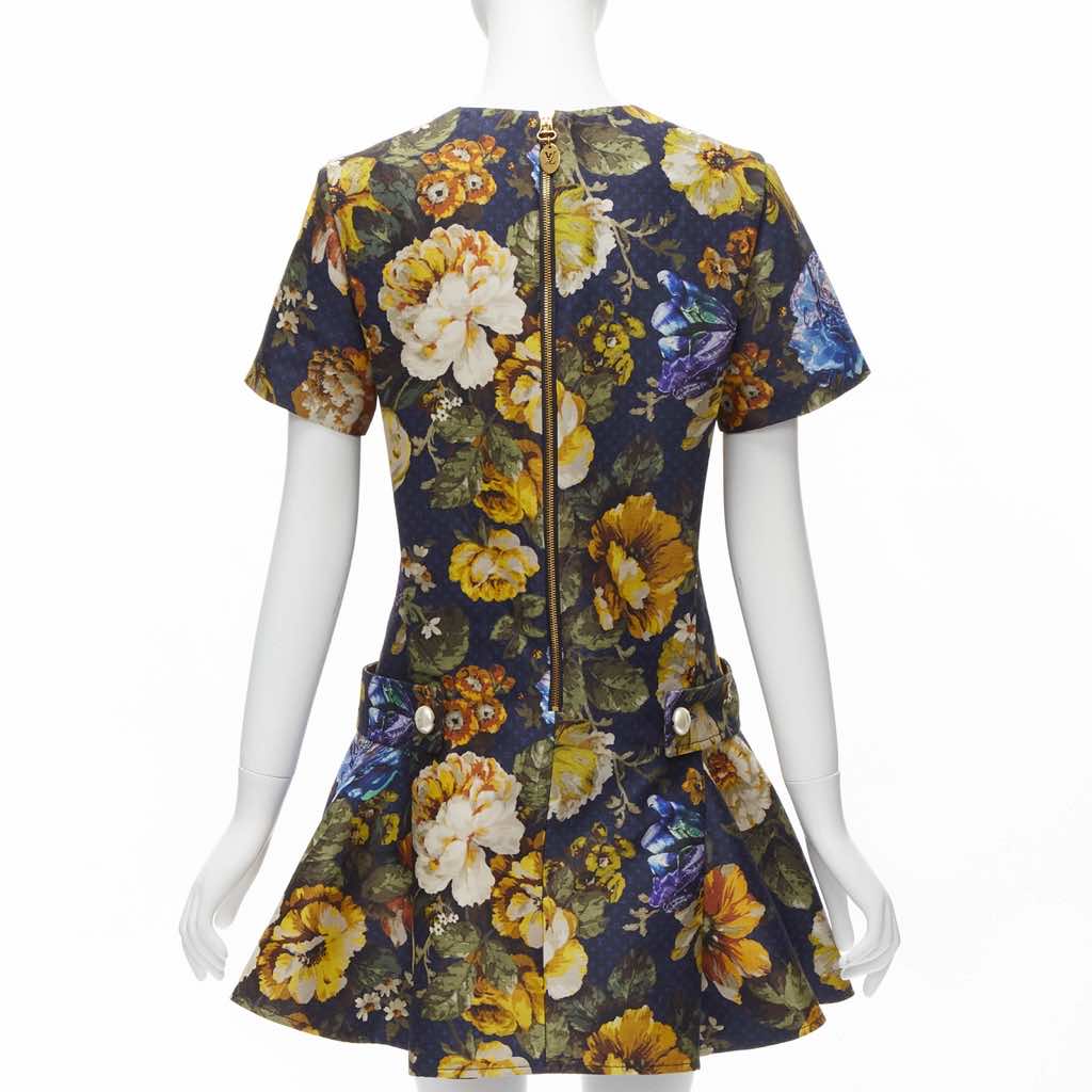 Louis Vuitton Flowers Wool Dress - Side view
