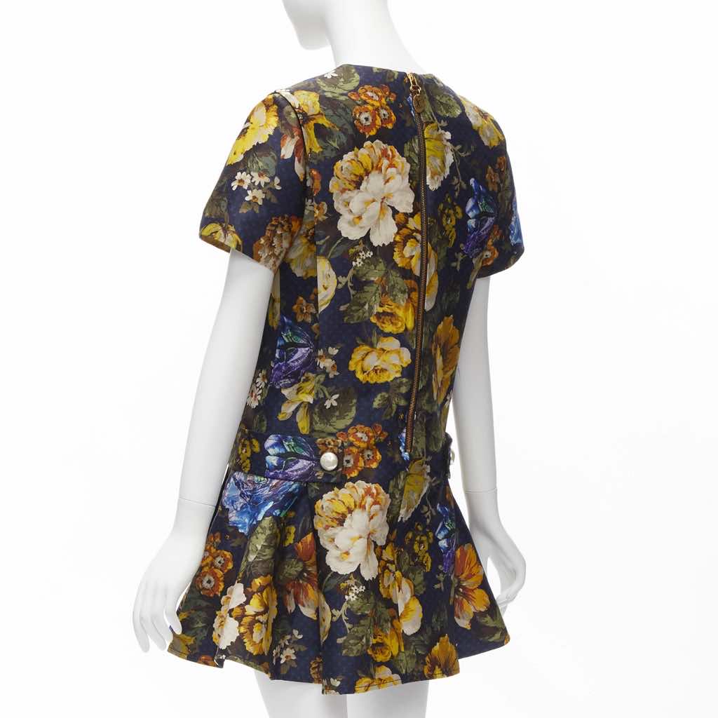 Louis Vuitton Flowers Wool Dress - Detail 1