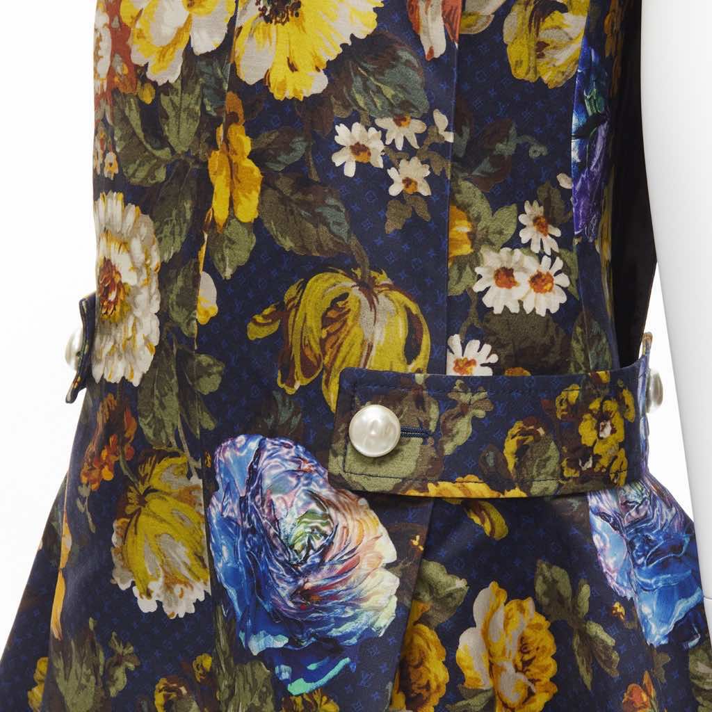 Louis Vuitton Flowers Wool Dress - Image 10