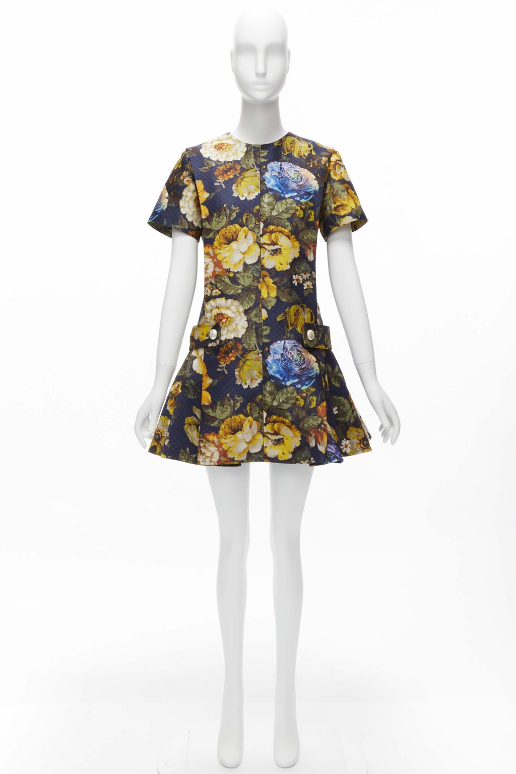 Louis Vuitton Flowers Wool Dress - Image 12