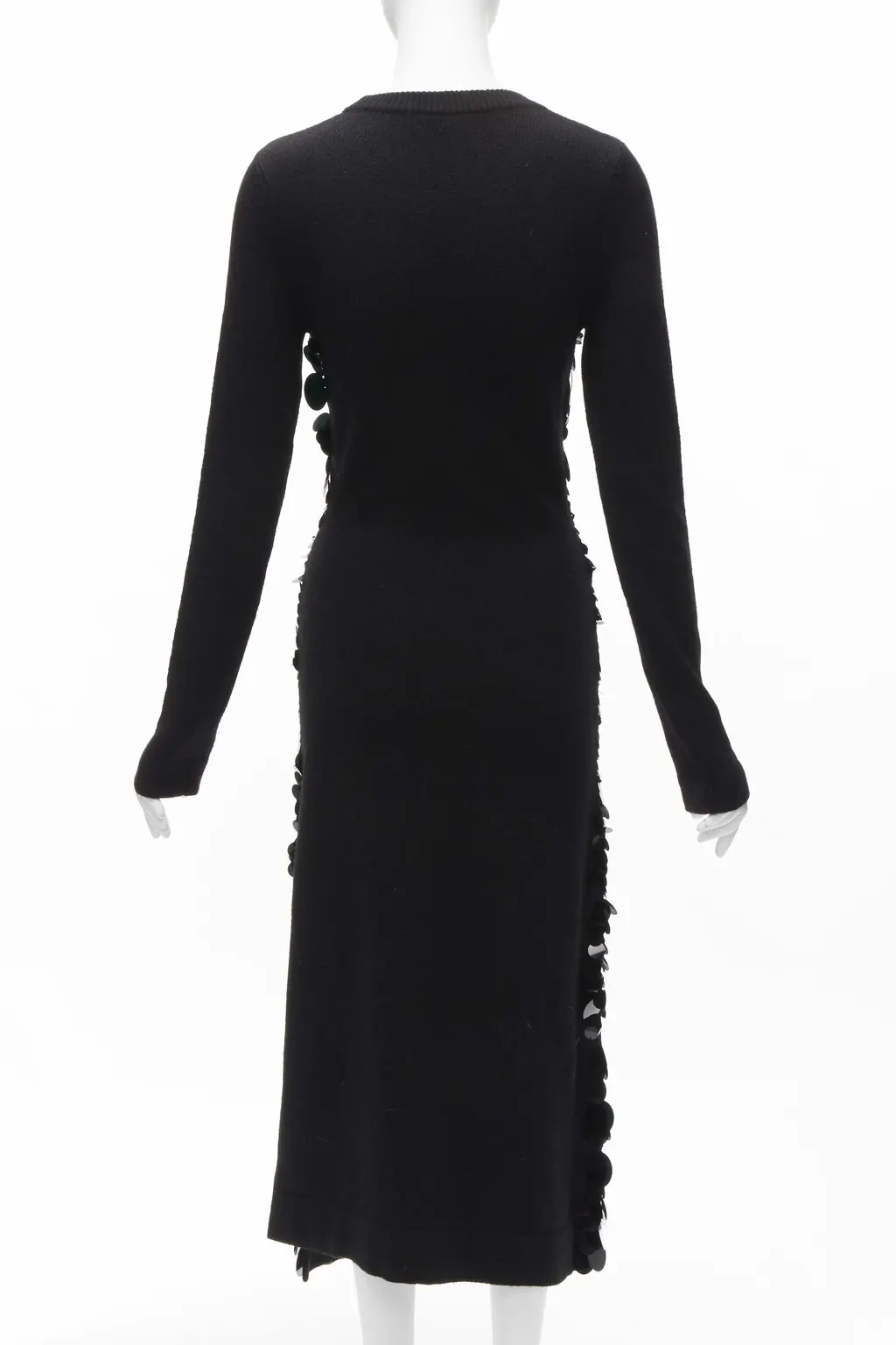Altuzarra Gradient Cocktail Dress Black Wool Very good - Box View