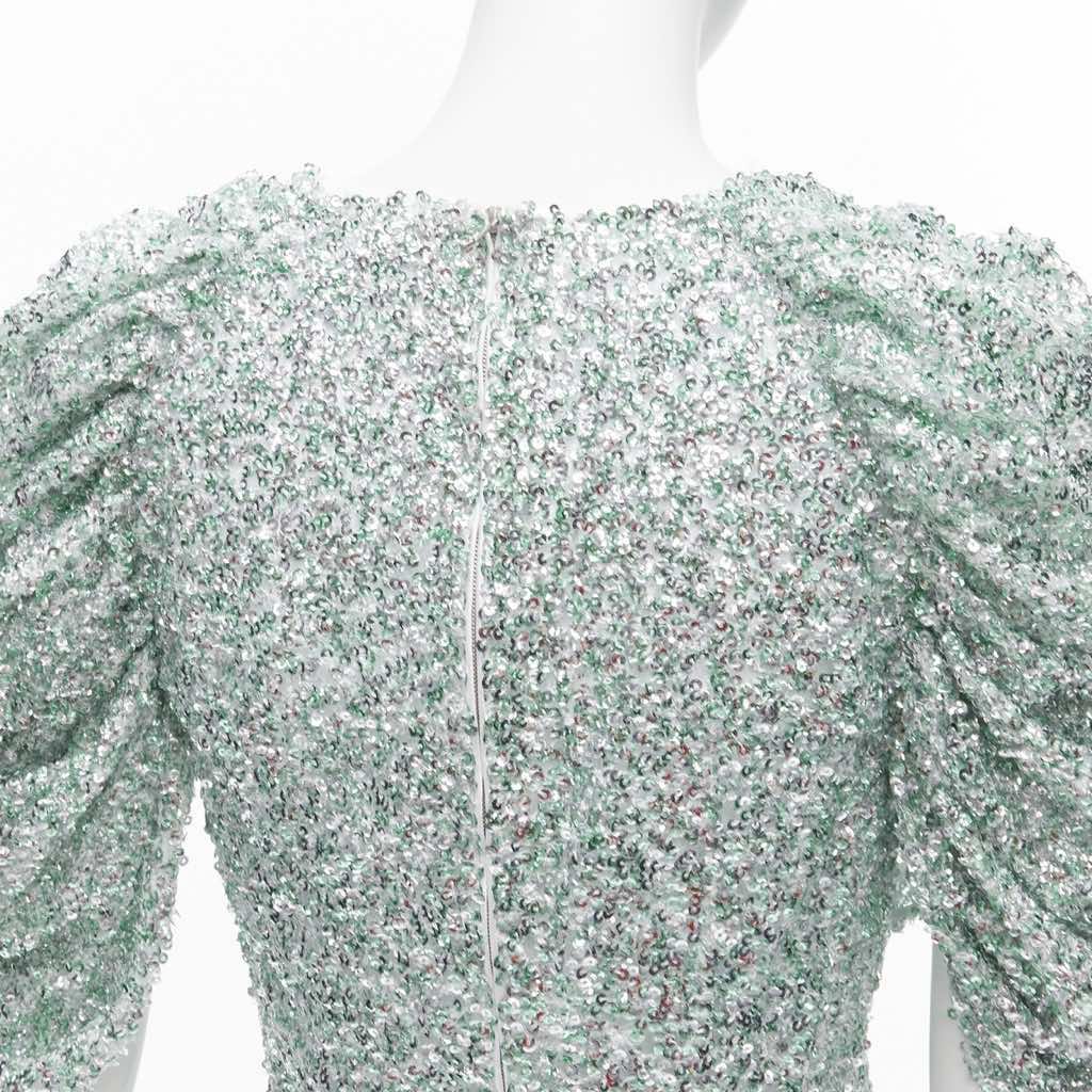 Halpern Sequin Puff Top - Image 10
