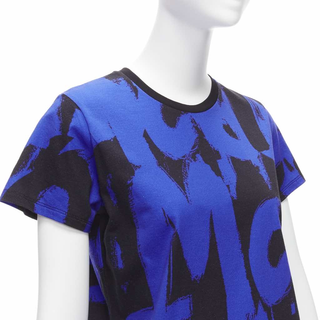 Alexander Mcqueen Graffiti Cotton Shirt - Back view