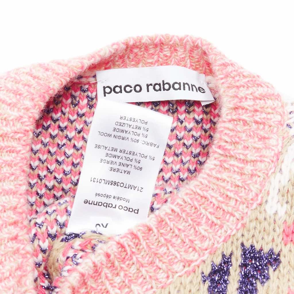 Paco Rabanne Graphic Knit Vest - Image 11