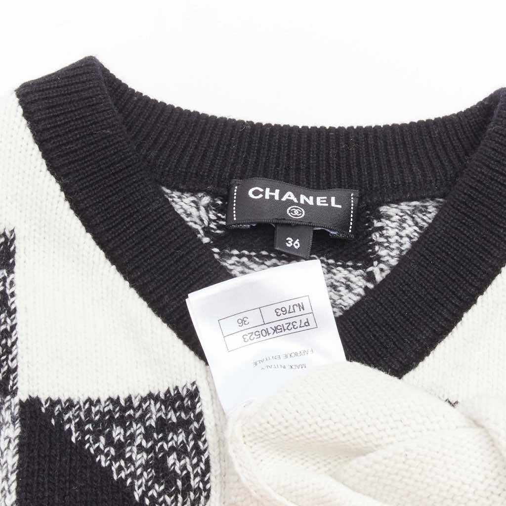Chanel Check CC Sweater Vest - Image 11