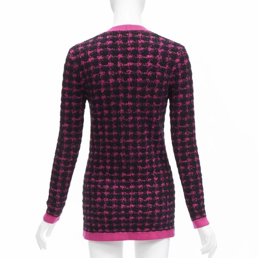 Saint Laurent Houndstooth Cardigan - Detail 1