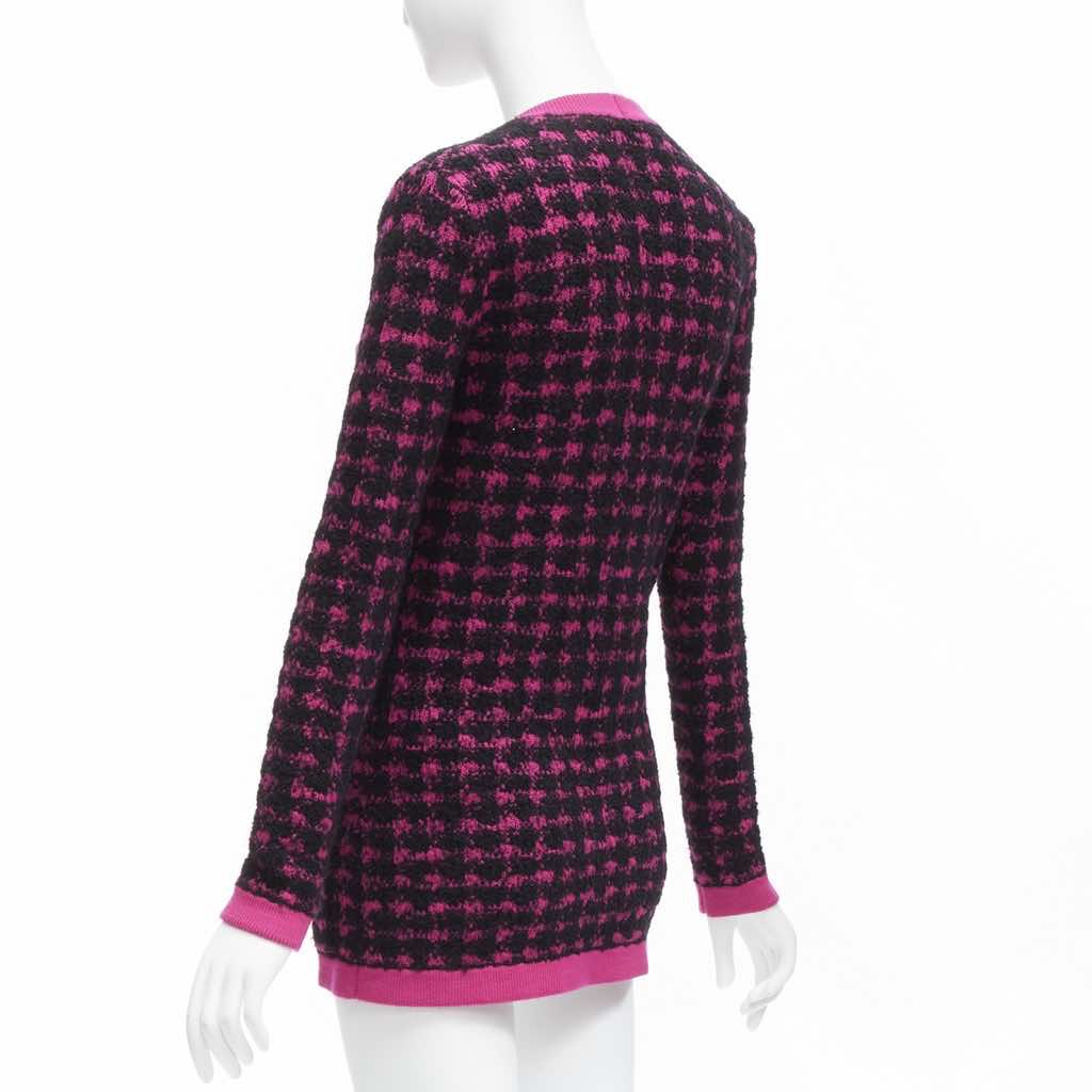 Saint Laurent Houndstooth Cardigan - Detail 2