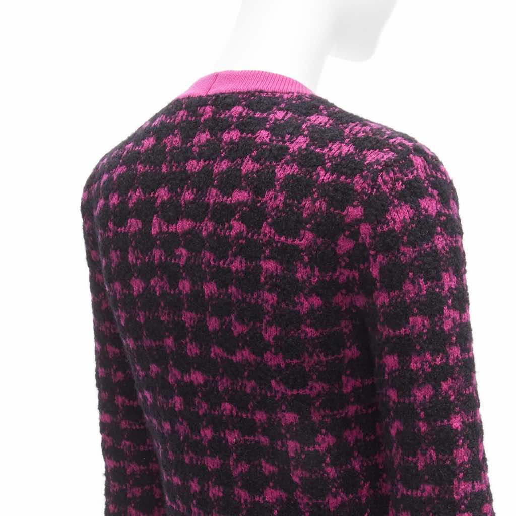 Saint Laurent Houndstooth Cardigan - Image 11