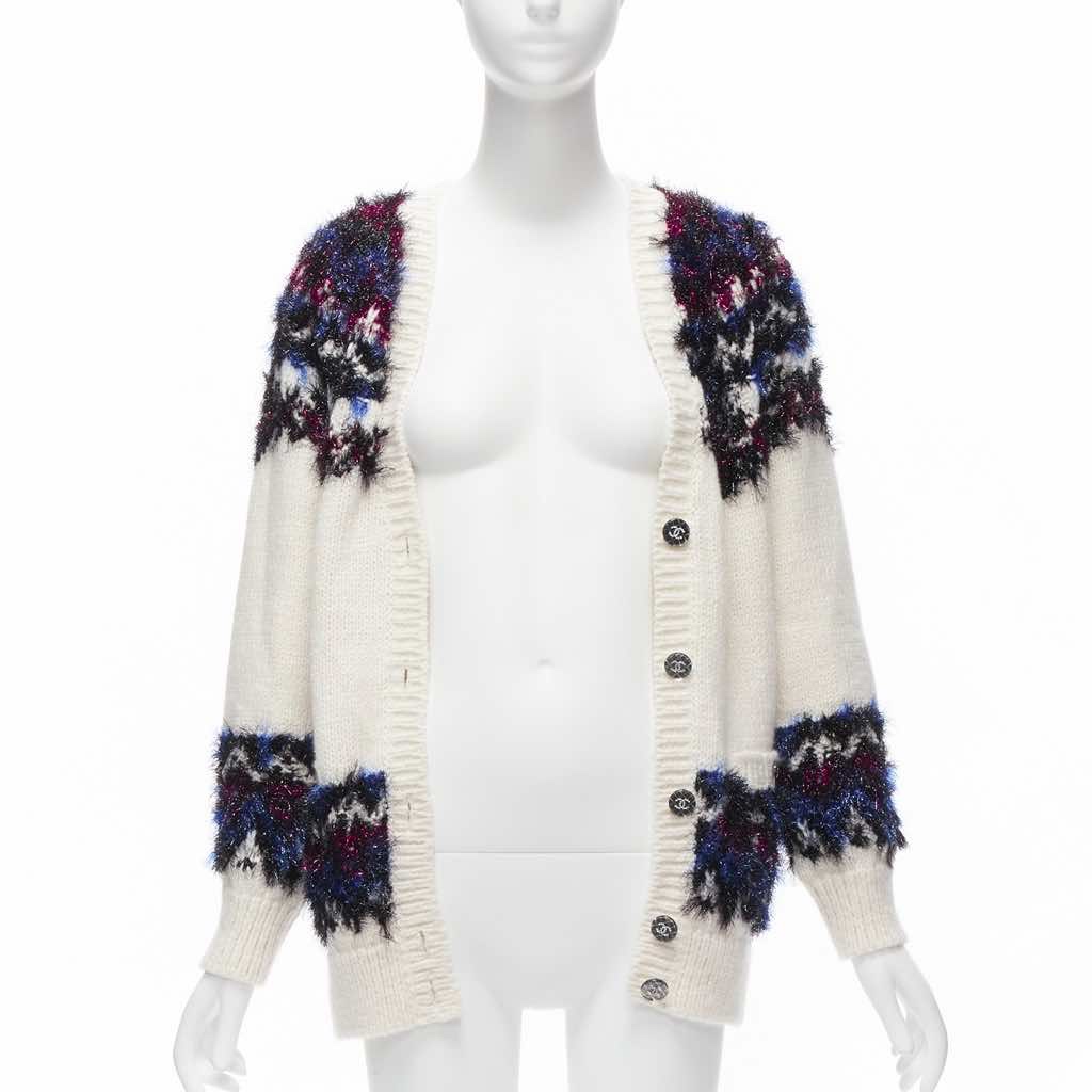 Chanel Fluffy CC Cardigan - Image 6
