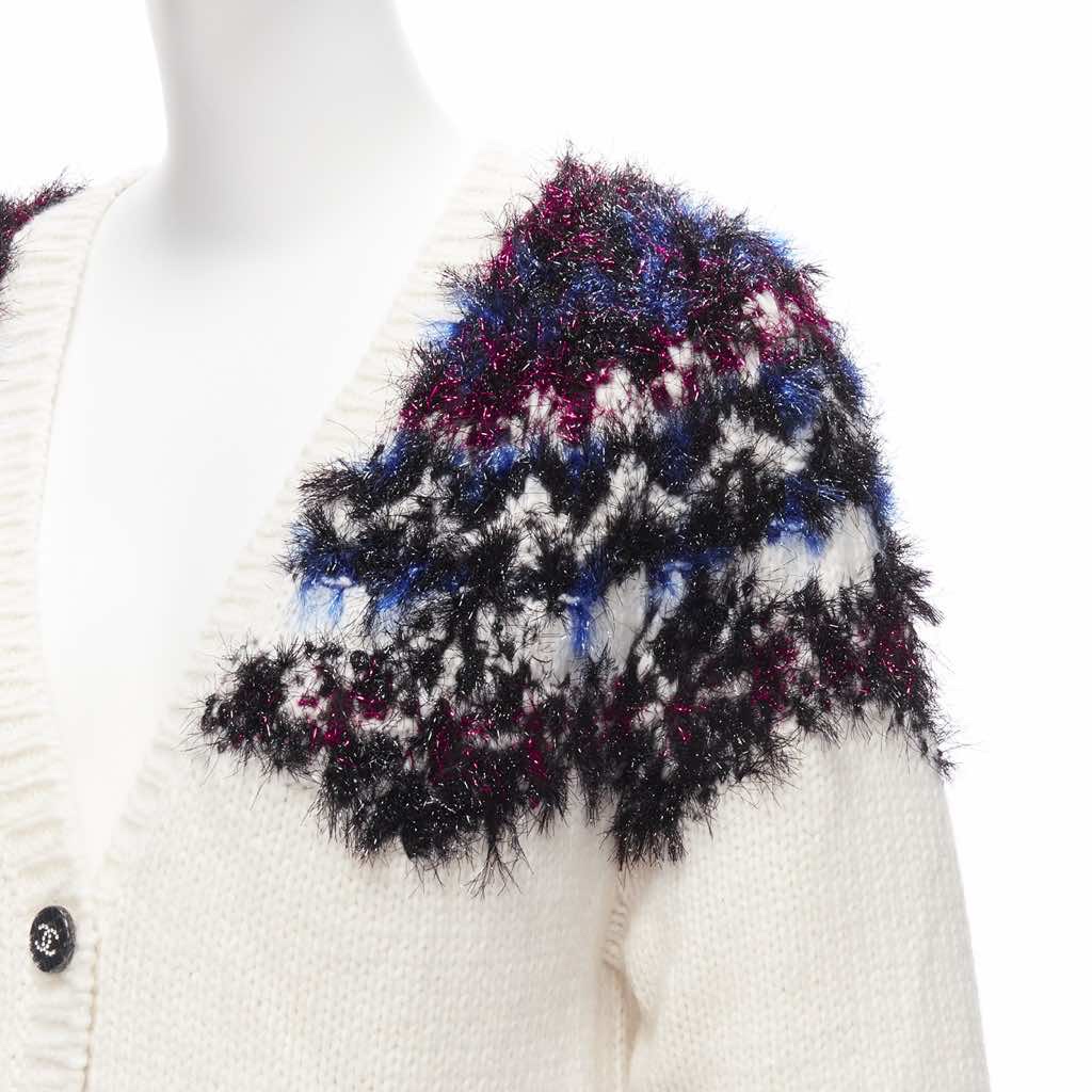 Chanel Fluffy CC Cardigan - Image 10