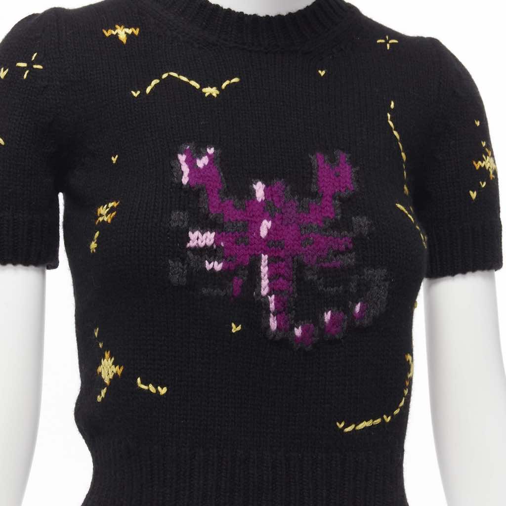 Christian Dior Zodiac Cropped Sweater - Image 10