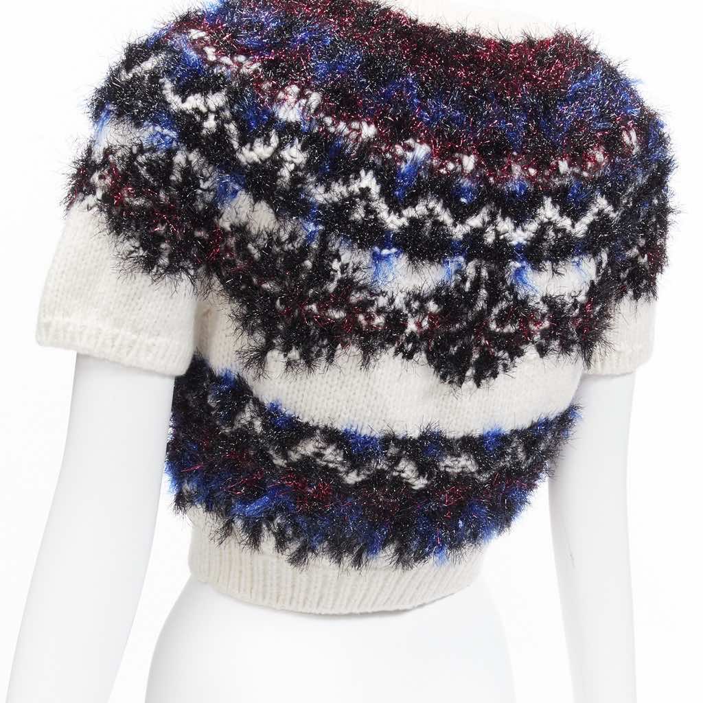 Chanel CC Cropped Sweater - Image 10