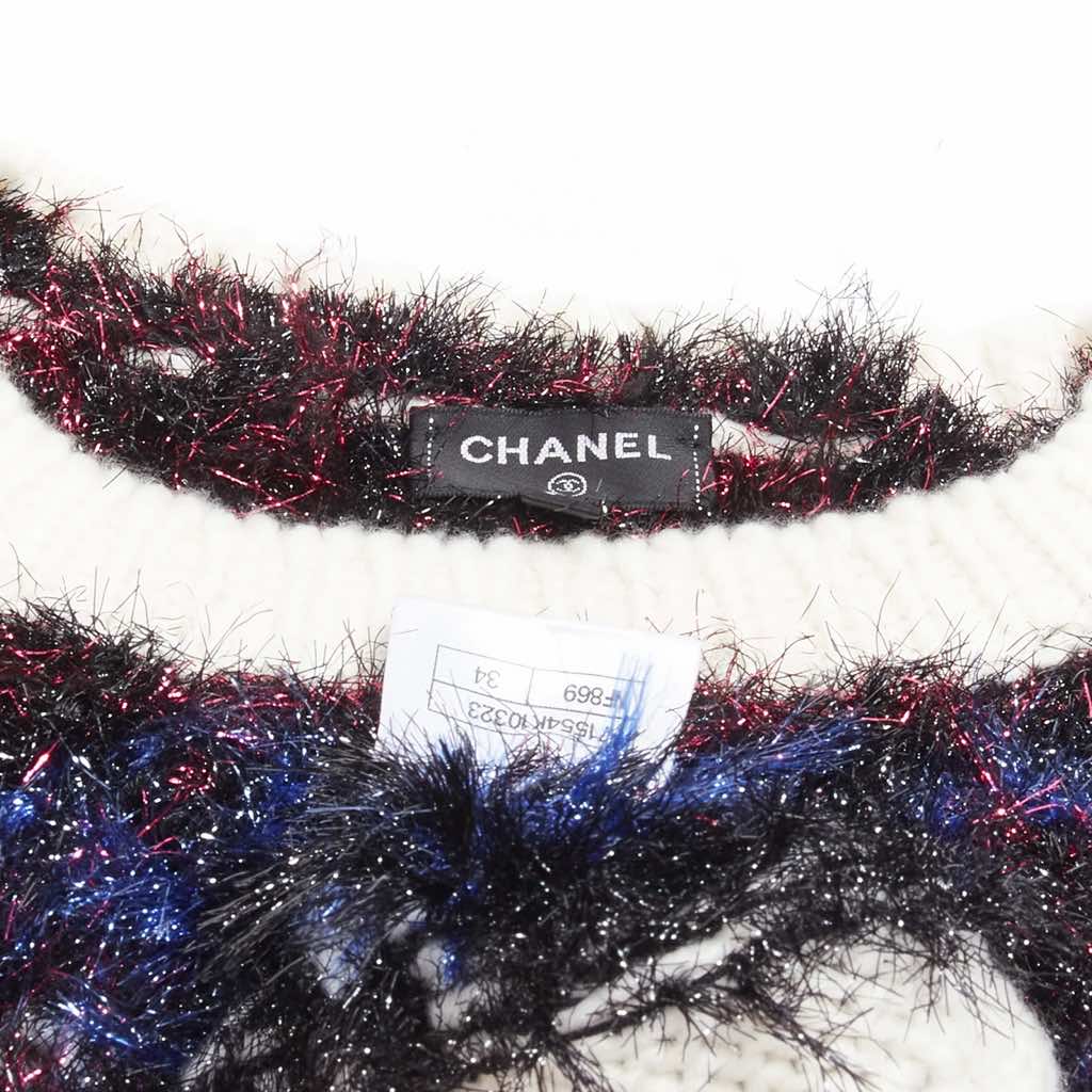 Chanel CC Cropped Sweater - Image 11