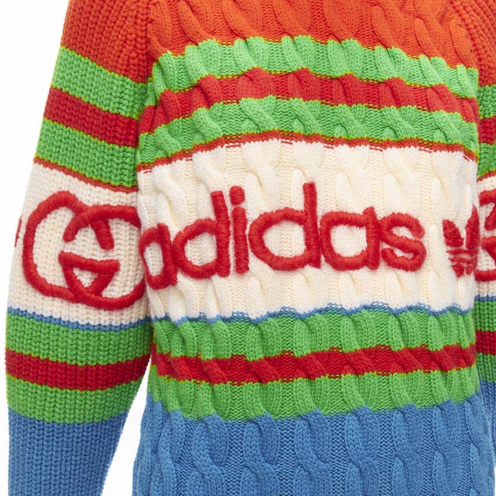 Gucci 3D Logo Cable Sweater - Detail 2