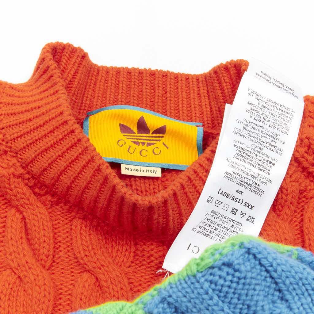 Gucci 3D Logo Cable Sweater - Image 11