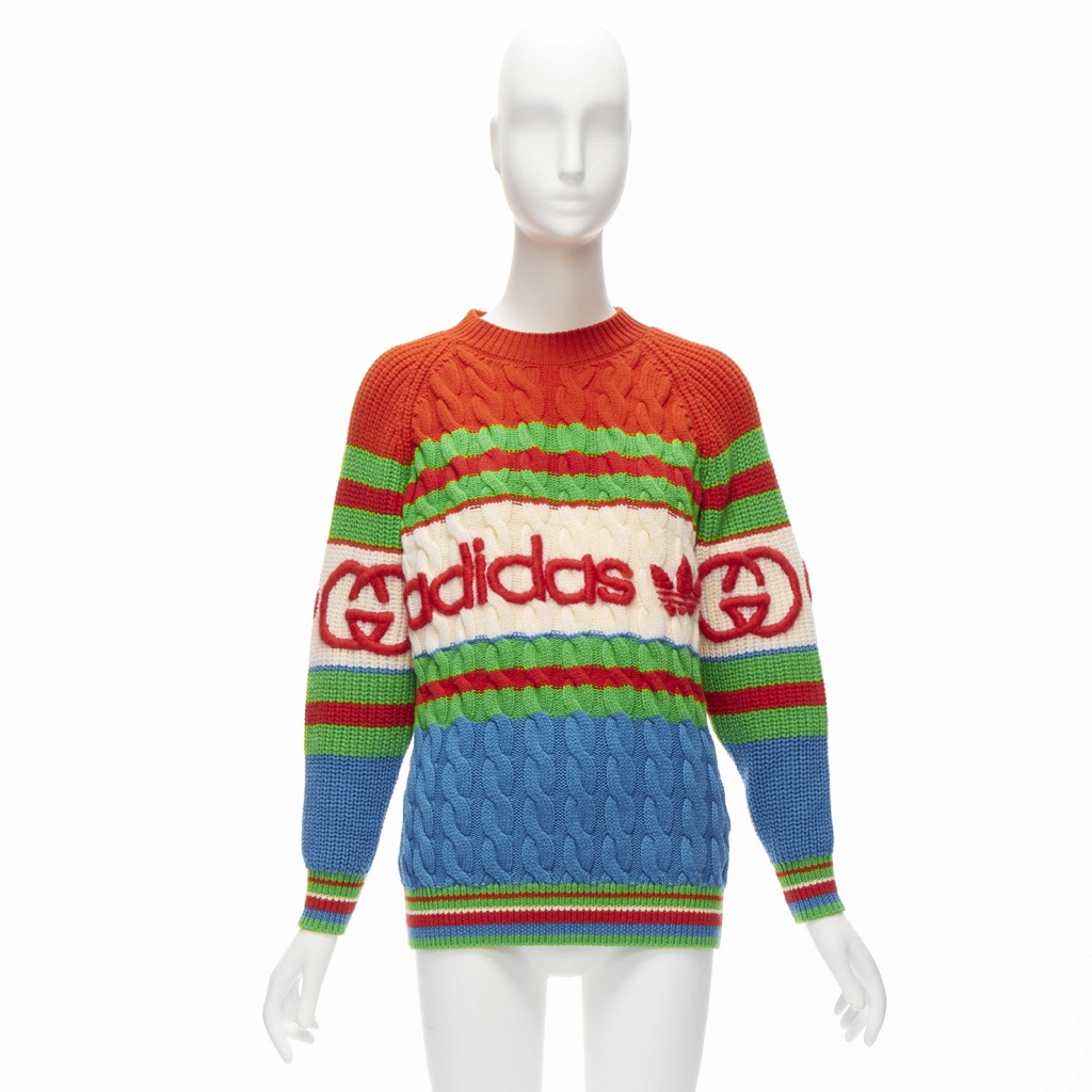 Gucci 3D Logo Cable Sweater - Image 12