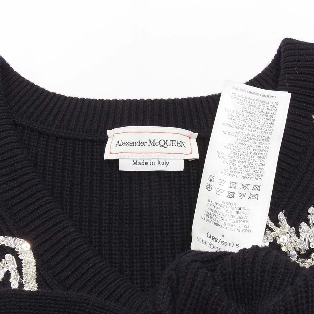 Alexander Mcqueen Logo Peplum Sweater - Image 11