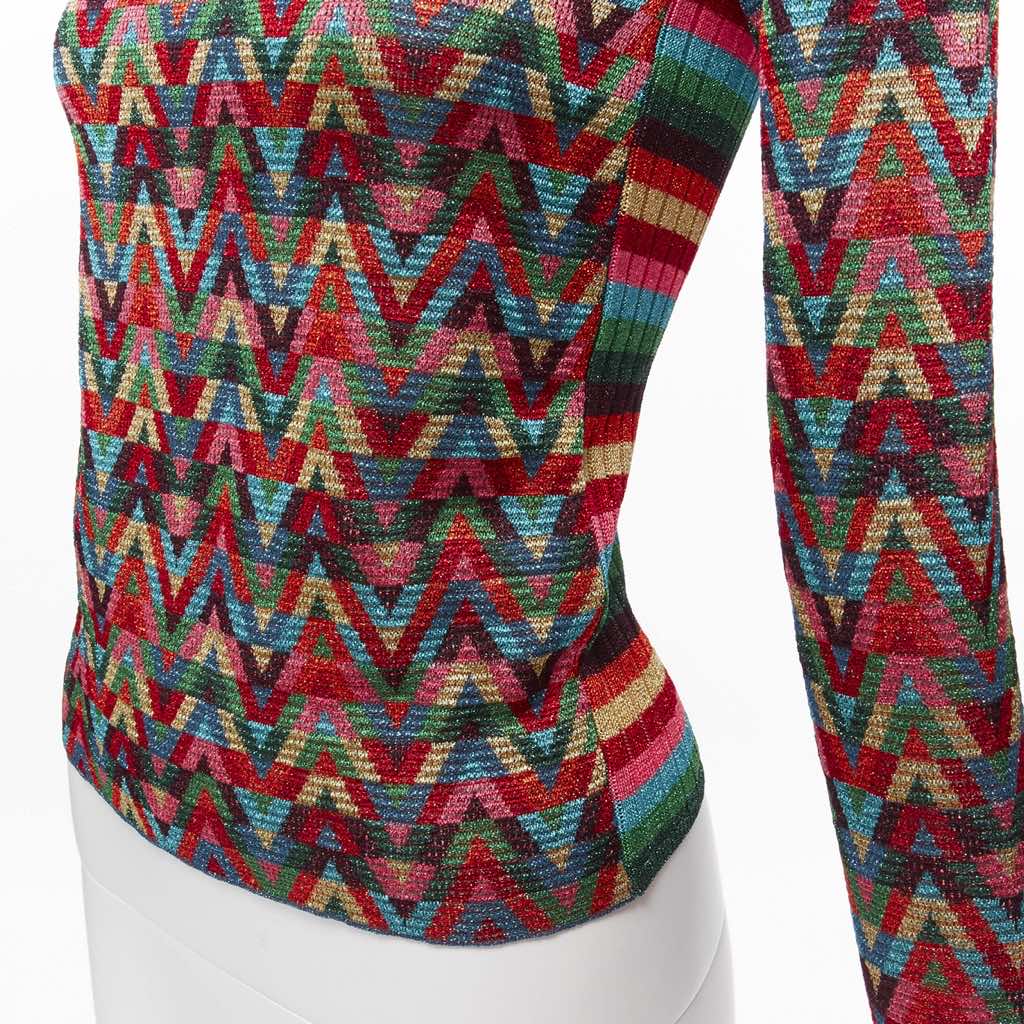 Valentino Garavani Colorful Lurex Sweater - Image 10