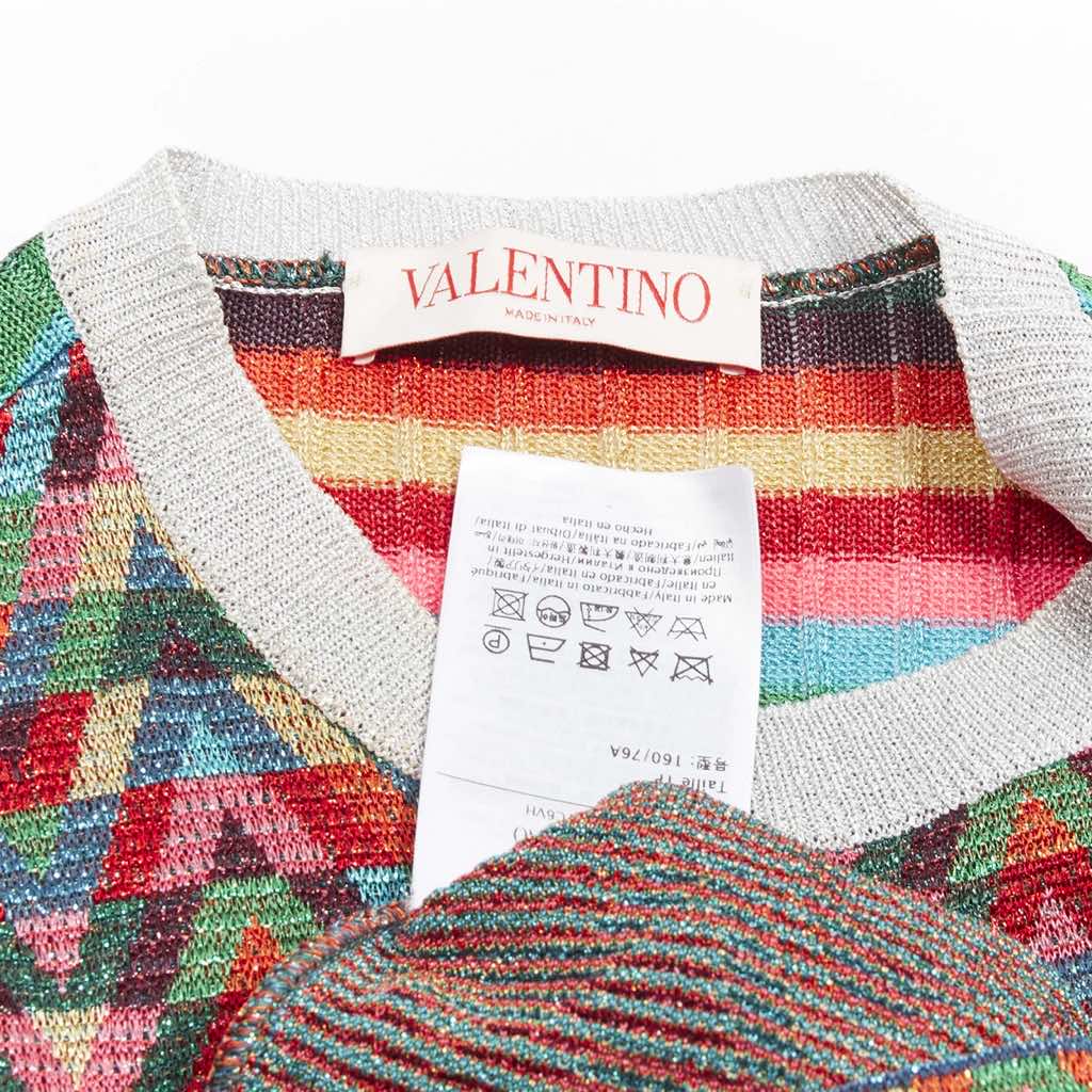 Valentino Garavani Colorful Lurex Sweater - Image 11
