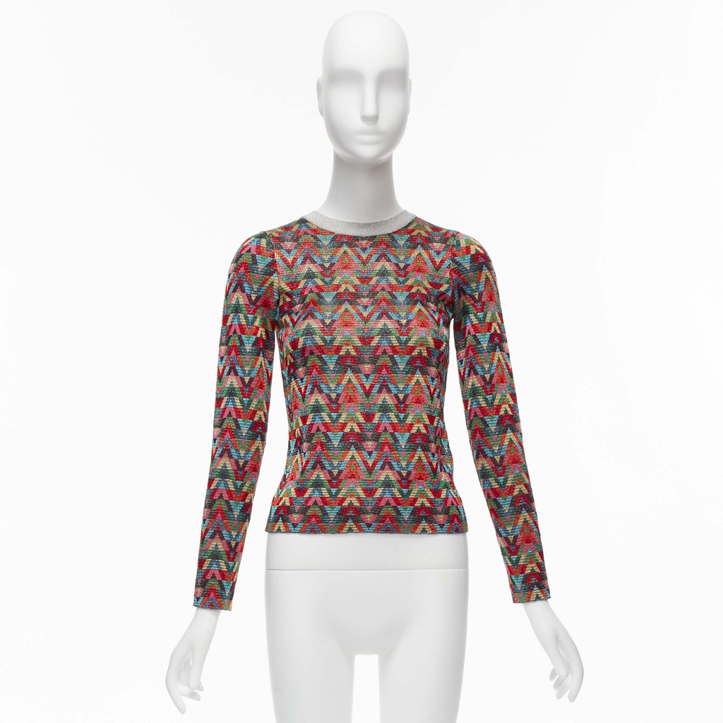 Valentino Garavani Colorful Lurex Sweater - Image 12
