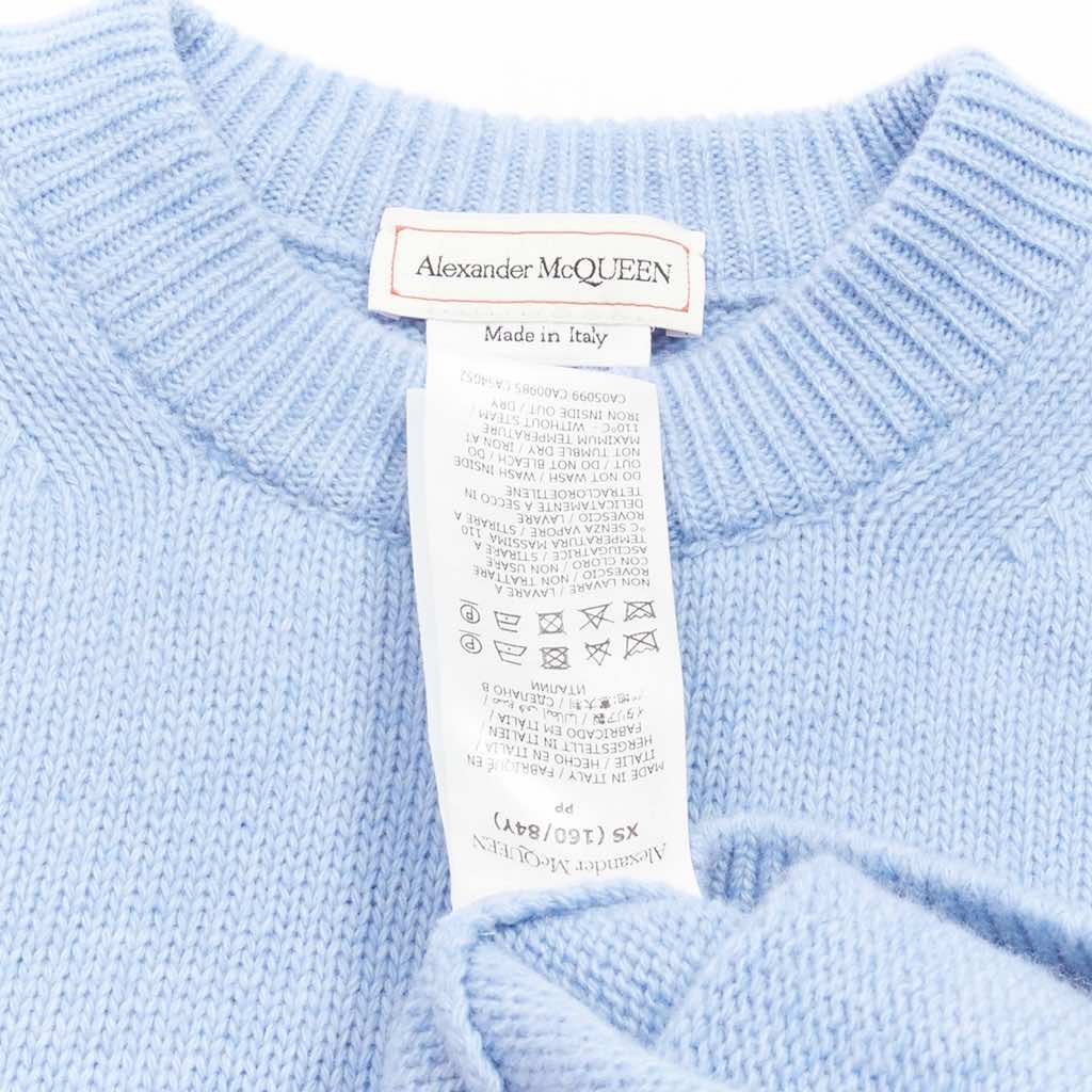 Alexander Mcqueen Speckled Cropped Sweater - Image 11