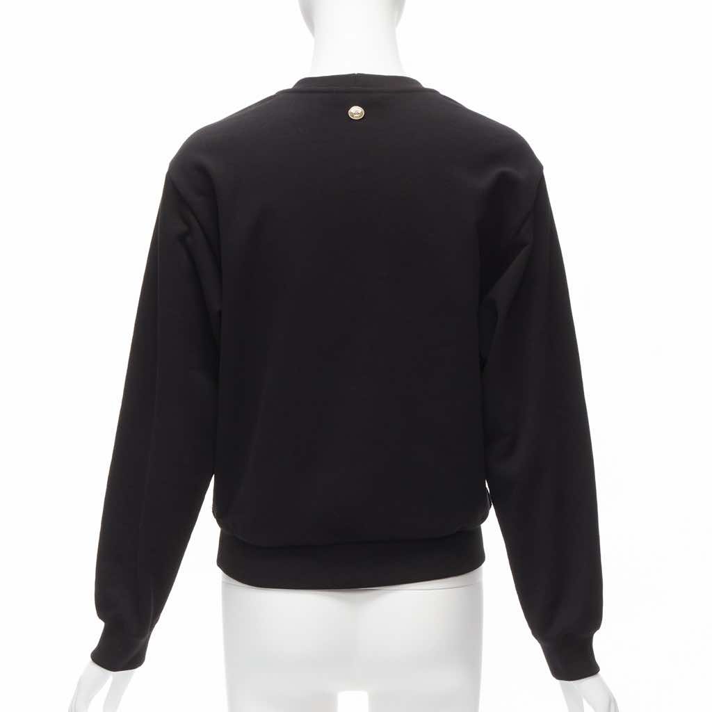 Chanel Metallic Graphic Sweater - Side view
