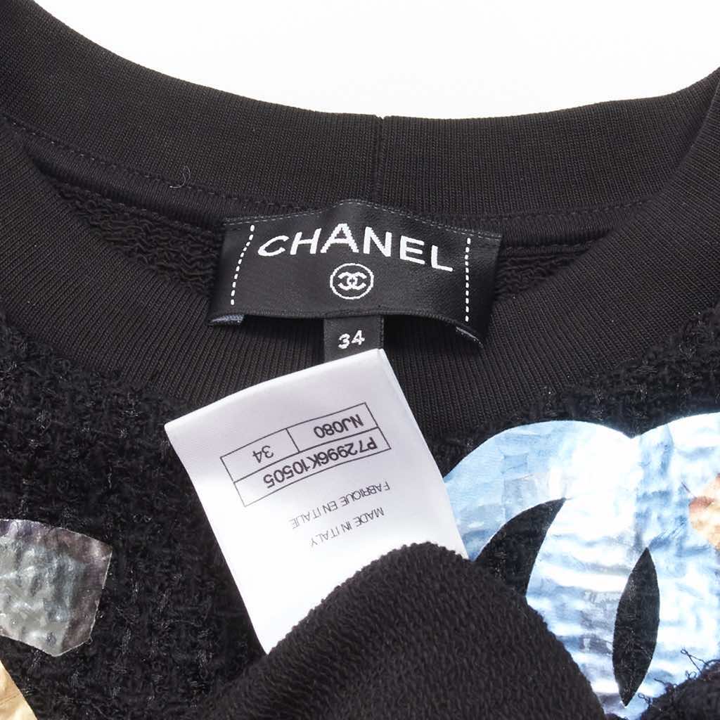 Chanel Metallic Graphic Sweater - Image 11