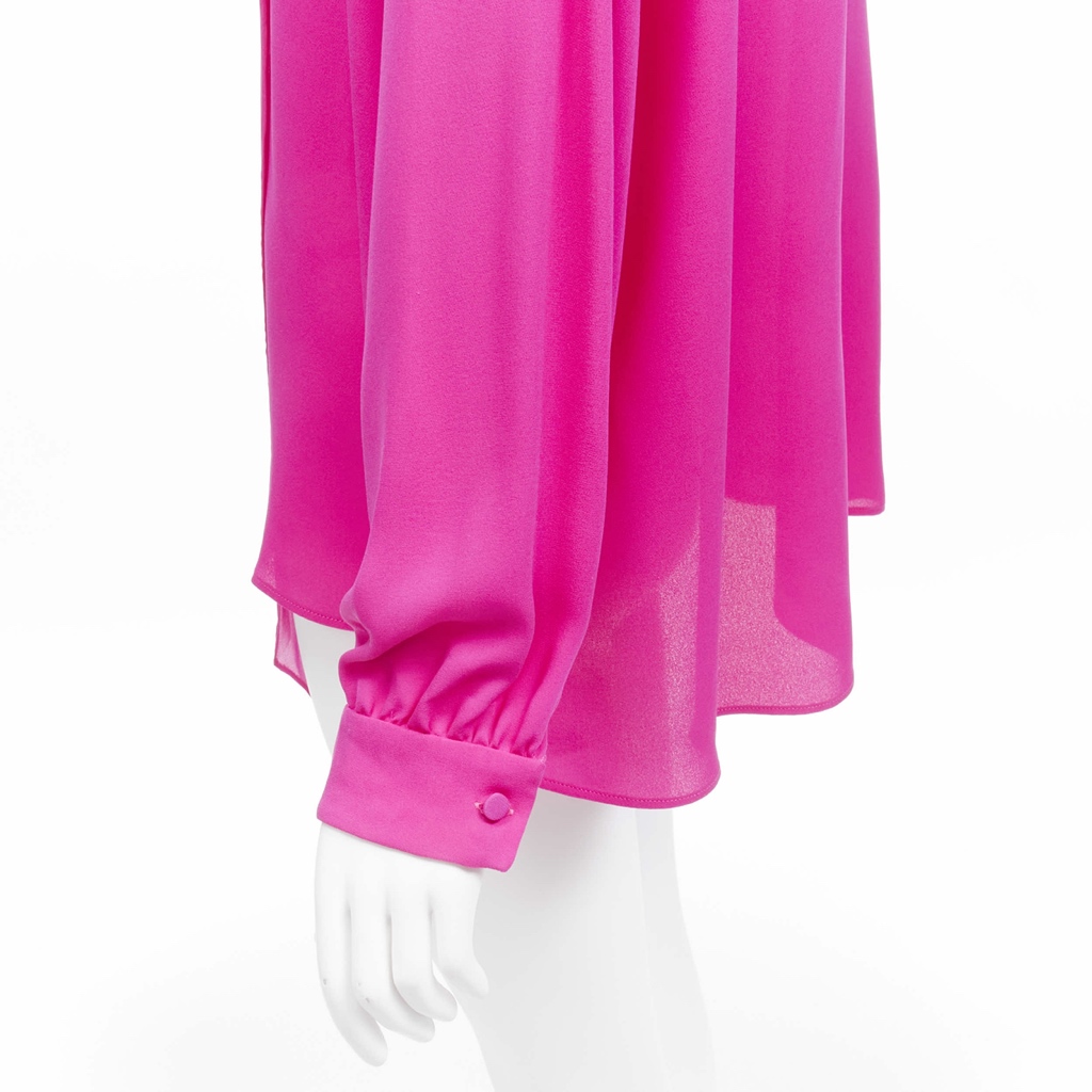 Valentino Garavani Silk Tie Blouse - Image 10