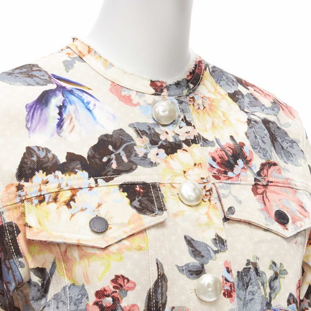 Louis Vuitton Vintage Flower Cropped Jacket - Back view