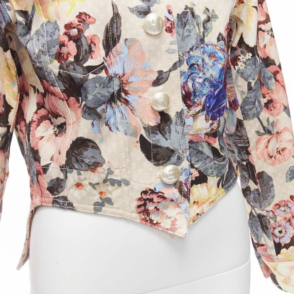 Louis Vuitton Vintage Flower Cropped Jacket - Image 10