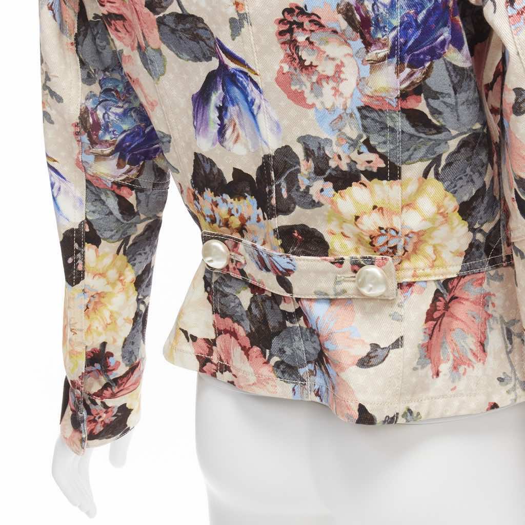 Louis Vuitton Vintage Flower Cropped Jacket - Image 11