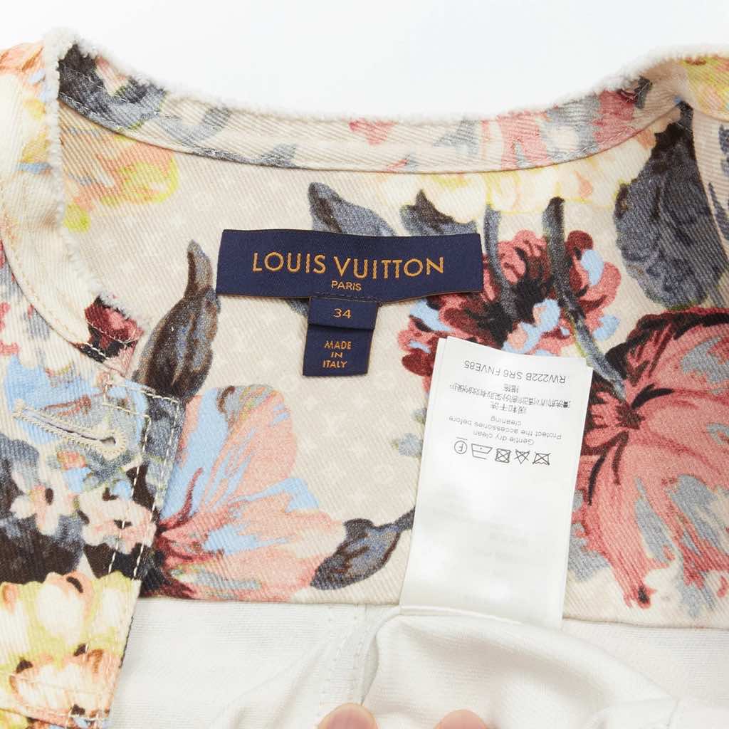 Louis Vuitton Vintage Flower Cropped Jacket - Image 12