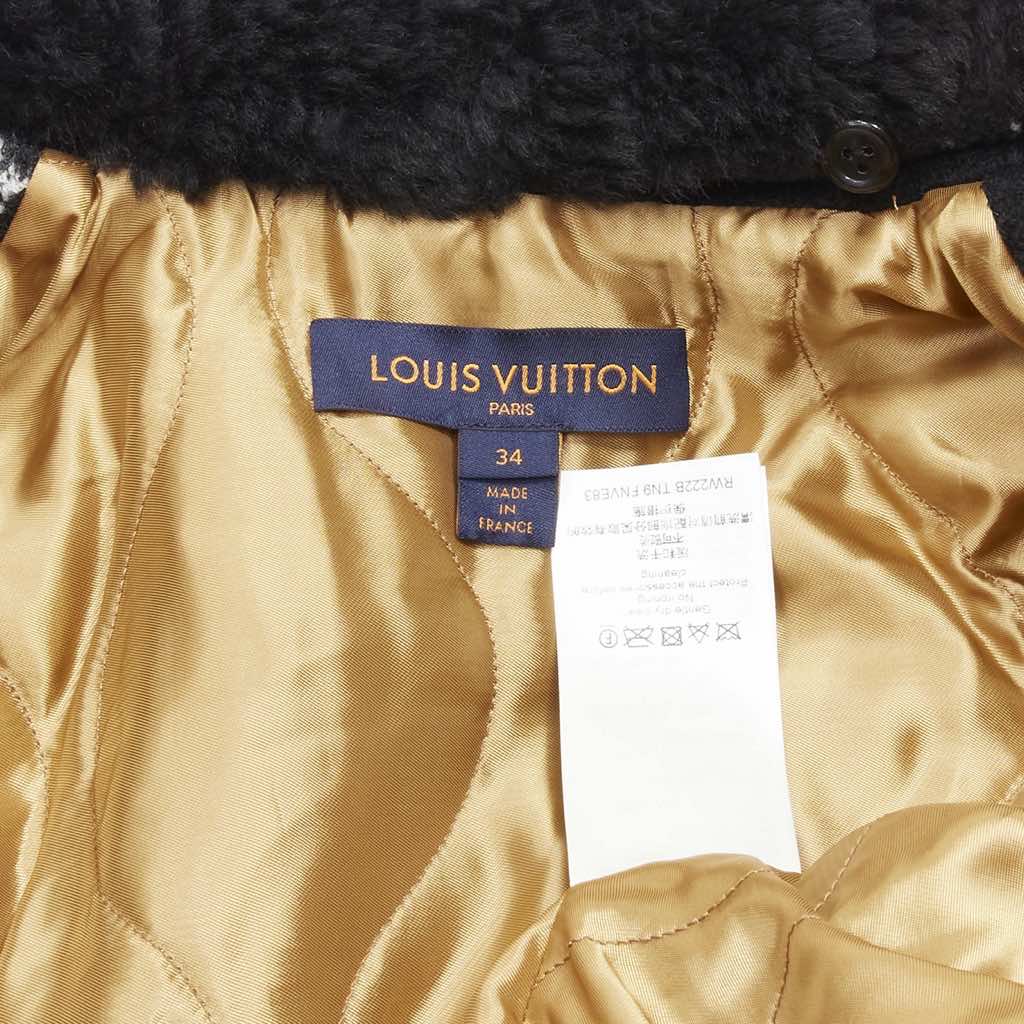 Louis Vuitton Black Intarsia Wool Jacket - Image 12