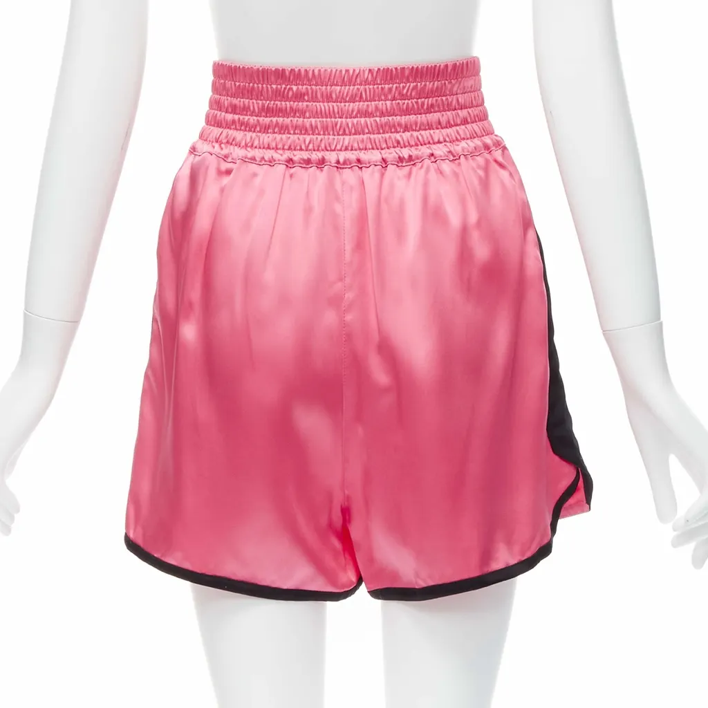 Dior Boxing Satin Shorts Pink Viscose Never worn - Box View