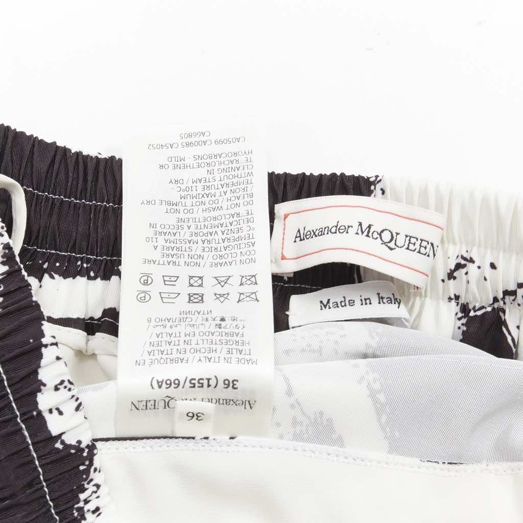 Alexander Mcqueen Graffiti Flared Shorts - Image 11