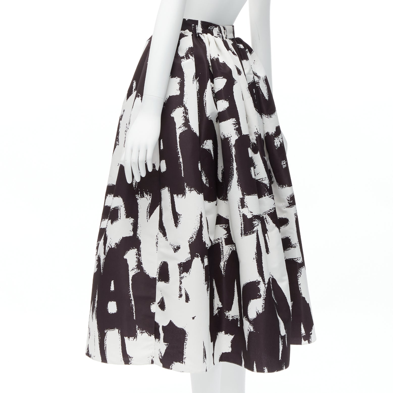 Alexander Mcqueen Graffiti Flared Skirt - Detail 1