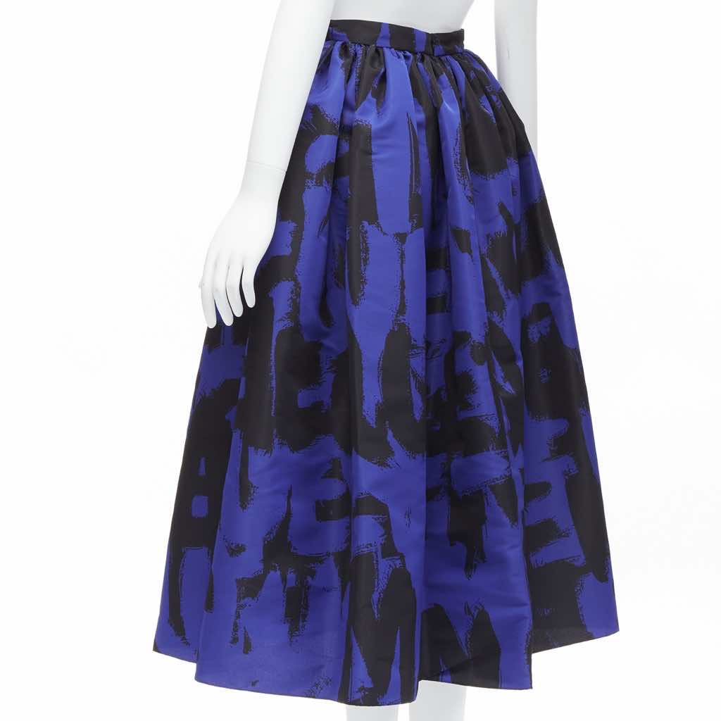 Alexander Mcqueen Graffiti Full Skirt - Detail 1