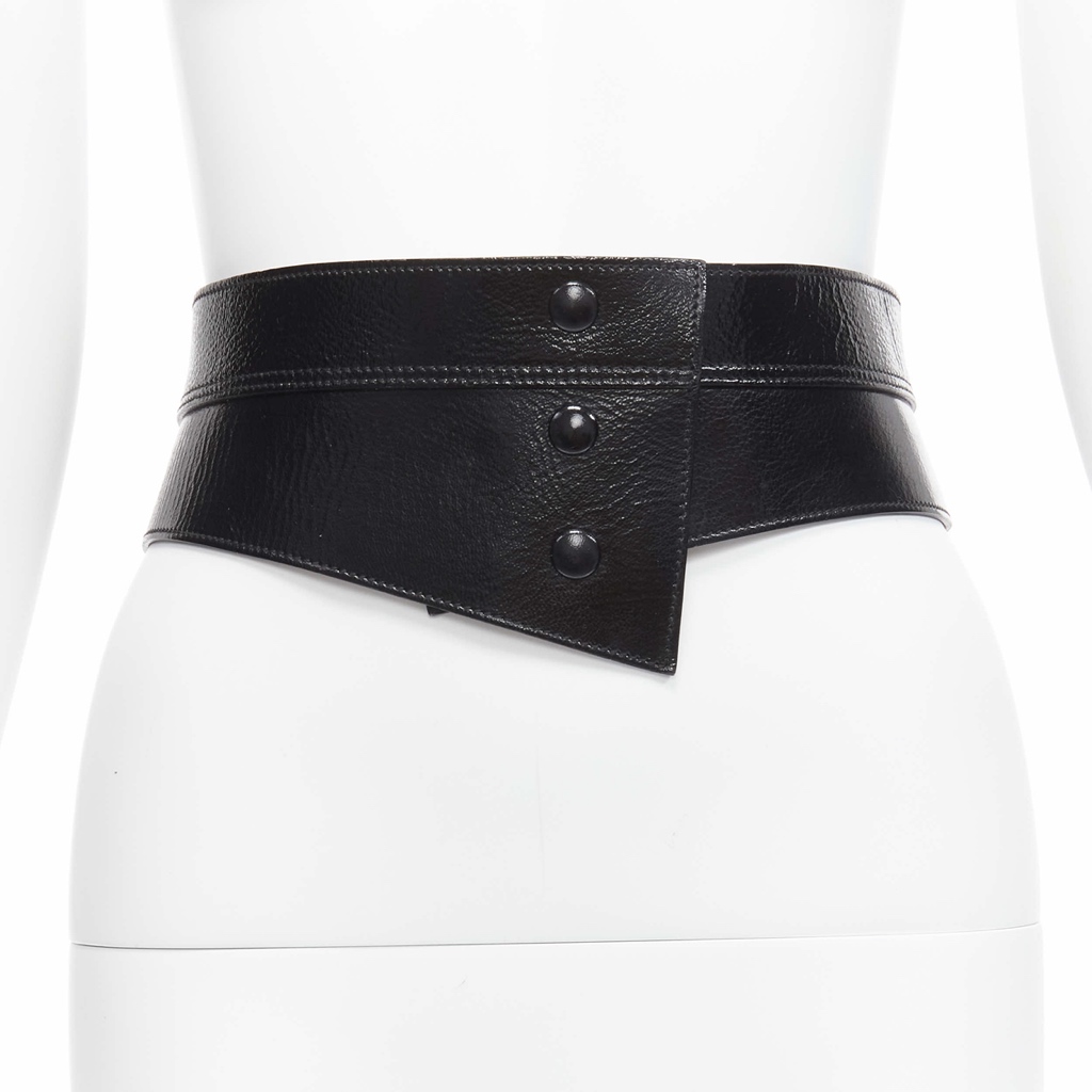 Dolce & Gabbana Crest Logo Skinny Belt
