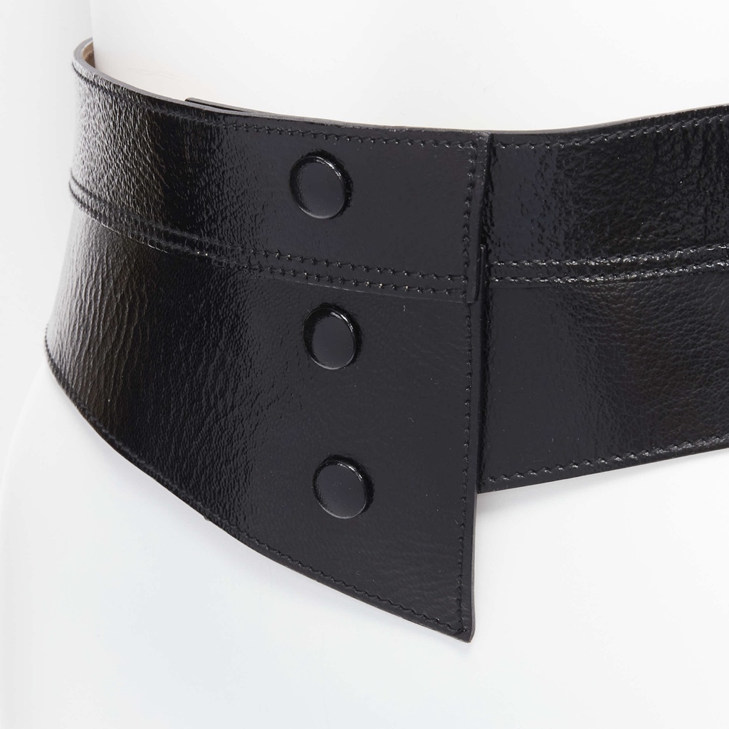 Dolce & Gabbana Crest Logo Skinny Belt - Back view