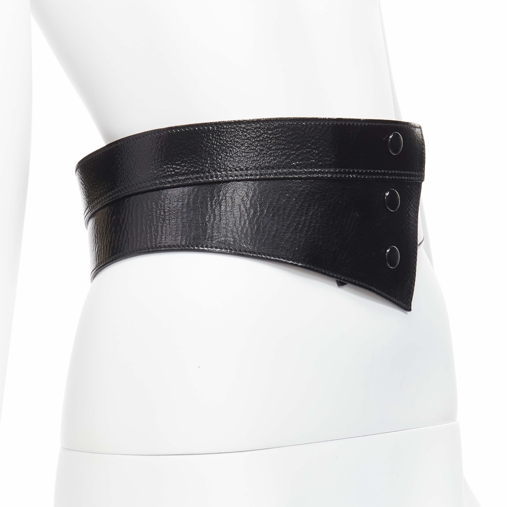 Dolce & Gabbana Crest Logo Skinny Belt - Image 6