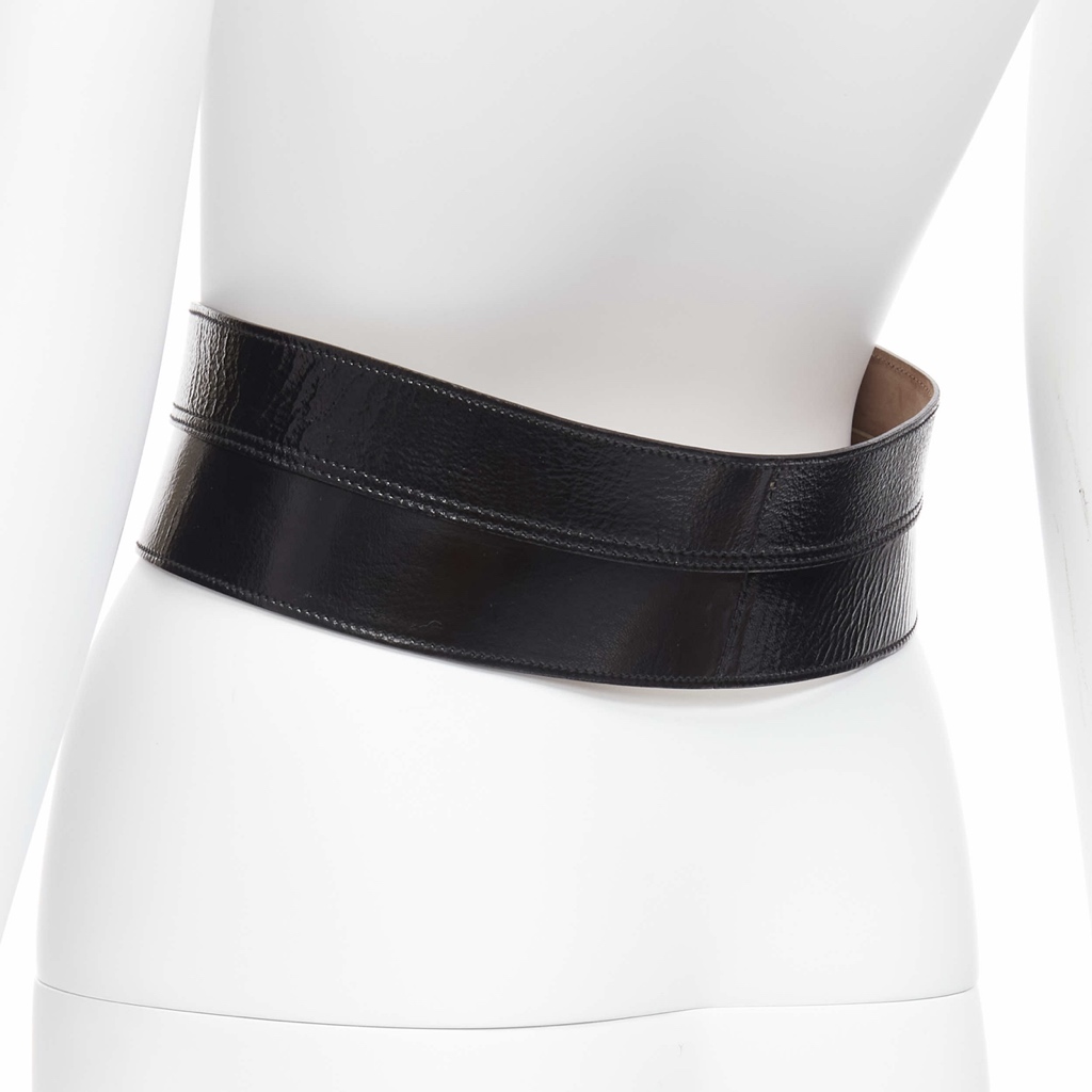 Dolce & Gabbana Crest Logo Skinny Belt - Detail 1
